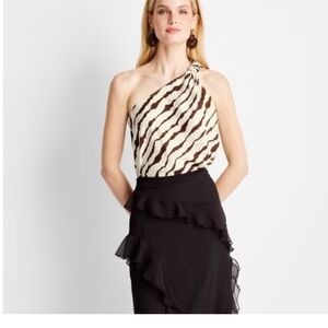 Women's One Shoulder Knot Top - Future Collective™ with Jenee Naylor Sz XL